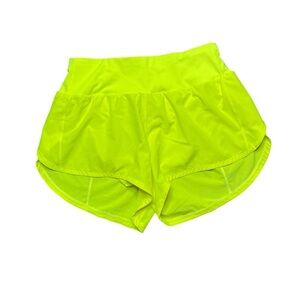 Neon Yellow Athletic Shorts 4” Inseam Size XL
